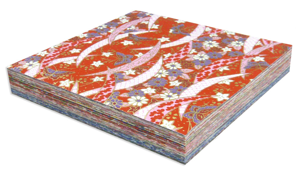 和紙かわ澄 千代紙 友禅和紙 15×15cm 100柄各1枚 100枚入【ポスト投函便・送料無料】